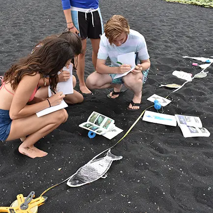 Practicing to conduct fish diversity surveys